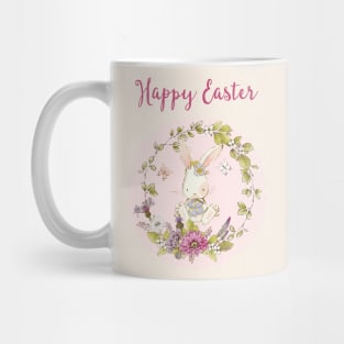 Happy Easter 2021 - Little Cute Bunny - Whimsical Art Mug